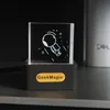 Geekmagic Giftv Crystal Hologatyczne Dekorowanie Dekoracji Smart Weather Station Digital zegar z animacje GIF i album obrazowy 240106