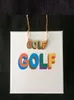 GOLF 3D-logo ketting Hip Hop mode skateboard rap mode persoonlijkheid ketting7469564