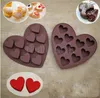Формы для выпечки Love, силиконовая форма для шоколада, поднос для кубиков льда, форма для выпечки, печенье, формы для пончиков, кухонные формы для выпечки DD187