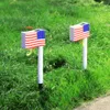 Crestech Solar Lights Outdoor US Flag Solar Waterproof LED Lamp Decorative Garden Patio Pathway Deck Yard9849248