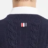 Maglioni da uomo 2024 Maglione con scollo a V stile coreano 4 strisce tinta unita Sweatertops Marchio di moda Felpa casual di alta qualità