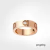 4 mm 5 mm tytanowy stal srebrny pierścionek miłosny Wysokiej jakości projektant zaprojektowany dla mężczyzn i kobiet z różowym złotem pary biżuterii Pierścień Rozmiar prezentów 5-11