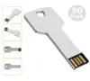 50PCS 8GB USB 20フラッシュドライブメタルキーフラッシュメモリスティックPCラップトップマックブックの親指ストレージペンドライブ空白メディアM5645510