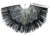 Europeiska och amerikanska 1920 -talets retro aftonklänning Tassel Sequin Shawl Ball Dress Outer Cape Cape Women's Top