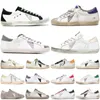 NOWOŚĆ Casual Casual Buty Klienci Złota Super Gooseity Star Włoch Włoch Sneakers Super Star Luksusowe Dirty Ceili Białe Dorod Dirty Designer Sneakers