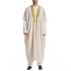 Ethnic Clothing Arab Men's Muslim Solid Color Front Laye Sweater Men Cardigans Sweaters Big And Tall Cardigan Size