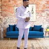 Męskie garnitury społeczne Terno Masculino Slim Fit Sets Wedding Groom Promowa sukienka na imprezę
