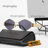 7a Quality Designer Sunglasses for Women Vintage Cat's Eye Ce's Arc De Triomphe Oval French High Street with Box 01C1DA