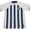 Alianza Lima Camisas de futebol masculinas SABBAG REYNA CONCHA BARCOS ZAMBRANO Camisas de futebol em casa de manga curta Uniformes adultos