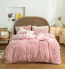 High Quality Winter Super Warm Bedding Set Fashion Comforters Bedding Set Fleece Duvet Cover Pillowcase Thicken Bed Set6981476