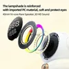 Portable Speakers 1Set Wake Up Light Bluetooth Speaker Mini FM Radio Colorful Astronaut Night Lamp ABS Bluetooth Speaker YQ240106