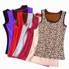 Camisolas Tanques De Terciopelo Chaleco De Mujer Ropa De Invierno Sexy Ropa Interior Térmica Tops De Cuerpo Cálido Sin Mangas Sólido Slim O Cuello Camiseta Interior Plus