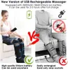 Massager nóg kompresja dla mięśni masażu stóp w udzie ból Ból Bole Buty urządzenie z ręcznym kontrolerem podgrzewania 240105