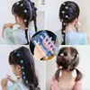 Haaraccessoires 10 stuks Parel Weven Hoofddeksels Kleine Haarclips Meisjes Leuke Bloem Vrouwen Eenvoudige Snap Clip Water Diamant AccessoiresHaarclips