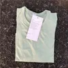 LL Damen-Yoga-Aktiv-Shirt-Outfit, lange Ärmel, hochelastisch, atmungsaktiv, Lauf-Oberteil, schnell trocknend, Farbe Nude, formend, Taille, eng, Fitness, locker, Jogging, Sportbekleidung