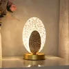 Crystal LED Table Lamp Stepless Dimming USB Charging Touch Switch Remote Control Bedside Light Living Room Decoration Desk Lamp 240105