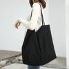 Women Big Canvas Shopping Bag Reusable Soild Large Tote Grocery Handbag Eco Shopper Shoulder Bags Ladies Thick Cloth Purse 240106