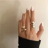 Instagram style three-dimensional love ring for women's retro fashion temperament letter opening ring hip-hop index finger ring trend