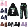 23ss Designer Hoodies Spider Two Piece Sp5der Costume Set Young Thug Star of the Same Style 555555 Tide Oversized Hooded Sweatshirt Can Be Worn by Men and Women CIUR