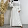 Ethnic Clothing Abaya Dubai Muslim Hijab Dress With Inner Lining Nida Basic Closed Abayas For Women Luxury Turkey Islamic Kaftan Robe