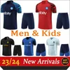 2024 Mens Tracksuits 나폴리 23/24 축구 훈련복 1/4 지퍼 긴 슬리브 축구 크기 S-2XL