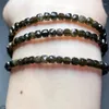 Link Bracelets Natural Golden Obsidian Cube Bracelet Wholesale Design Stretch Polychrome Handmade Beads Healing Women Jewelry Gift 1pcs