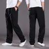 Salopette da uomo Pantaloni cargo in cotone Pantaloni sportivi sportivi casual Vita elasticizzata Salopette da lavoro Salopette da palestra nera Pantaloni da jogging 240106