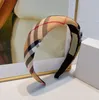 Fashion Stripe Print Brand Designer Headband Women Letter Printing Headbands Hairband Fashion Headwear Hairclasp Hair Hoop Luxury Hair Accessories