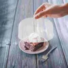 Dinnerware Sets Dust Cover Home Accessories Household Cake Dish Transparent Round Plastic Lid Dome