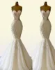 Nya 2022 Sexiga Vestido de Novia Mermaid Wedding Dresses Formella brudklänningar Sweetheart broderi LACE APPLIKES CRYSTAL PEADS LUX6881071