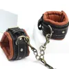 BDSM Collar Pulso Cuff Bondage Restraints Kit Macio Kinky Algemas Escravo Cinto Casal Jogos Sexuais Produtos Adultos 18 Sexo 240106