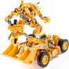Aoyi legal 8 em 1 grande devastador transformação brinquedos menino anime gancho figuras de ação robô carro engenharia veículo modelo crianças 240106