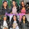 30 40inch Body Wave Human Hair Bundles With Closure Brazilian Deep Curly Hair Weave Bundles With Frontal Closure Hair 240105