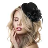 Bandanas Tiara For Girls Lady Wedding Hat Mini Hair Clip Gauze Headdress Top-hat Party Decoration Bride Miss Headwear