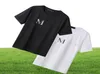 Summer Designer Mens T Shirty Men Men Letter Logo Tees Czarne białe swobodne luźne luźne ubrania uliczne