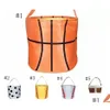 Other Festive & Party Supplies 2022 Basketball Easter Basket Sport Canvas Totes Football Baseball Soccer Softball Buckets Storage Bag Dh3Ym