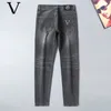 Herren-Designer-Jeans im neuen Design, klassische Mode, Herbst/Winter, neues Produkt, hohe Qualität, große Kuh, schmale Passform, kleine Füße