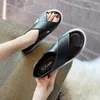 Sandals Stylish Strap Roman Women Flat-bottomed Muffin Thick-soled Lazy Two Wearing Student Shoes