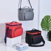 كيس غداء مقاوم للماء غداء معزول حقيبة غداء Bento Bento Box Thermal Bento Bacous Bag Bag Bag Picnic Bag Lonchera 240106