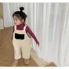 Winter Kinder Hosen Baumwolle Verdicken Warme Baby Overall Korea Stil Mädchen Jungen Kleinkind 240106