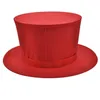 Berets Funny Magician Tall Top Hat Vintage Fedoras Cap Theme Party Stage Props