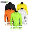 WOLFBIKE Splashproof Cycling Jackets Impermeable Ciclismo Sports Men Breathable Reflective Jersey Clothing Bike Long Sleeve Coat 240105