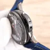 Мужские полностью автоматические механические часы Pan с диаметром циферблата 44 мм, мужские часы с люминесцентным покрытием.