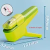 Stapless Stapler Mini Taşınabilir Plastik Zımbalanma Güvenli Kağıt Zımbalanma Okul Ofis Bookbinding Malzemeleri 240105