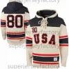 CUSTOM 1980 Miracle On Team Usa Хоккейные майки Хоккейные майки Толстовки на заказ Любое имя Любой номер Сшитая толстовка с капюшоном Спортивный свитер Бесплатная доставка