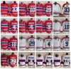 Vintage Hockey Jerseys 4 Jean Beliveau 9 Maur Richard 10 Guy Lafleur 29 Ken Dryden 33 Patrick Roy Retro Classic Jersey Red White Stitched Sh