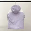 Abrigos Diseñador Mujeres Mackages Impermeable A prueba de viento Cálido Abrigo Lavanda Púrpura Abrigo elástico de cuatro lados