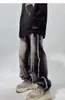 Męskie dżinsy American Y2K Man erozja Uszkodzona szorstka zabytkowa mody z mody Hip-Hop High Street Hip-Hop Fash