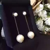 Top Perlenohrring Modedesigner Ohrringe für Frau Buchstaben Ohrringe Geschenk Modeschmuck