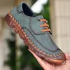 Outdoor Breathable Men Loafers Men's Shoe Handmade Leather Shoes Casual Man Ayakkab Design Moccasins Footwear Mocassin Traf